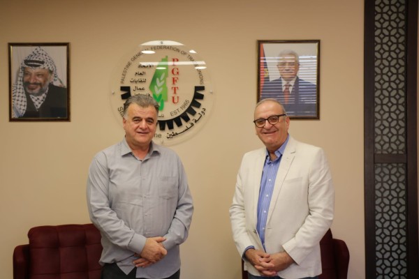 شاهر سعد يستقبل سفير فلسطين في أستراليا ونيوزيلاندا