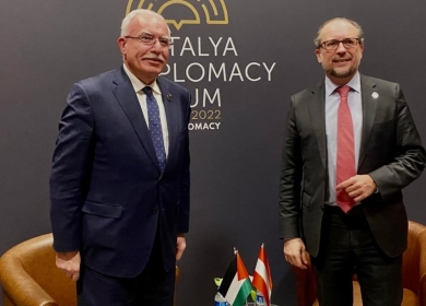 المالكي يضع نظيره النمساوي في صورة المستجدات السياسية الفلسطينية