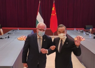 المالكي يبحث مع نظيره الصيني التطورات على الساحتين الدولية والفلسطينية