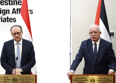 المالكي يضع نظيره النمساوي في صورة آخر التطورات على الساحة الفلسطينية