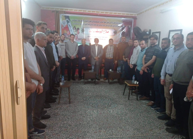 جبهة التحرير الفلسطينية تقيم بيت عزاء للراحل صلاح اليوسف في غزة