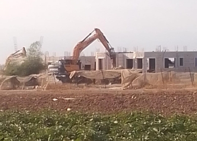 الاحتلال يهدم منزلين قيد الإنشاء في أريحا