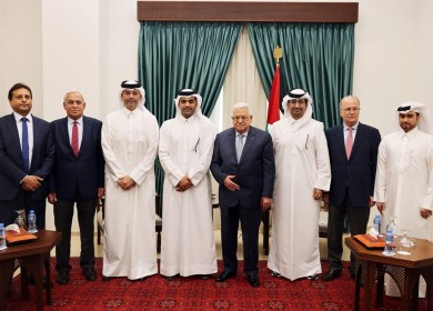 الرئيس يستقبل وفدا قطريا من الإدارة العليا لشركة مجموعة أوريدو للاتصالات