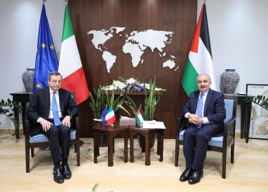 رئيس الوزراء يستقبل نظيره الإيطالي ويبحث معه الشأن السياسي والعلاقات الثنائية وقضايا الأمن الغذائي