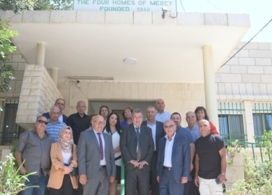 خوري يلتقي الهيئة الإدارية ومدير عام الملجأ الخيري الأرثوذكسي العربي في العيزرية