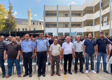 " فتح" في جبع جنوب جنين تنظم مهرجانا تأبينيا للشهيدين علاونة وغنام