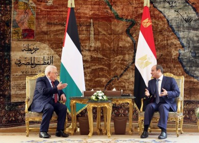 الرئيس يلتقي نظيره المصري