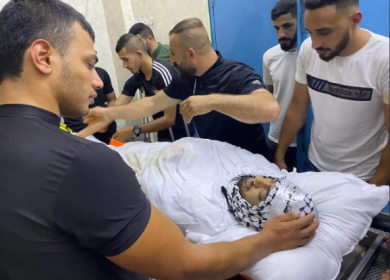 تشييع الشهيد حمد أبو جلدة في مخيم جنين