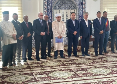 افتتاح مسجد بمدينة شكرليه في رومانيا بتمويل فلسطيني