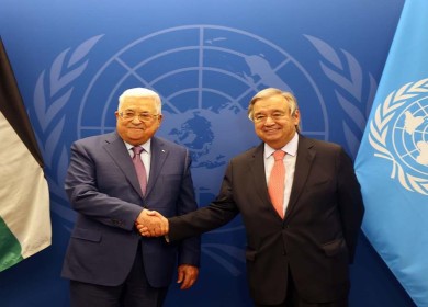 الرئيس يجتمع مع الأمين العام للأمم المتحدة