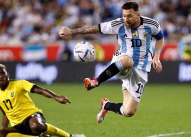 البديل ميسي يحرز ثنائية في فوز الأرجنتين على جاميكا