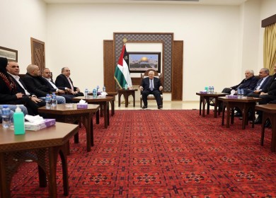 الرئيس يستقبل إقليم حركة "فتح" لمحافظة نابلس
