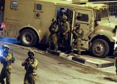 اصابة 3 مواطنين خلال اقتحام قوات الاحتلال لمدينة نابلس ومحاصرة البلدة القديمة فيها