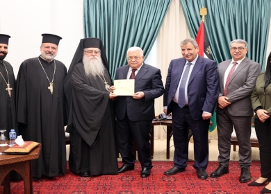 الرئيس يتسلم دعوة لحضور احتفالات أعياد الميلاد وفق التقويم الشرقي