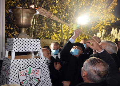 الرئيس يوقد شعلة الانطلاقة الـ58 للثورة الفلسطينية المعاصرة