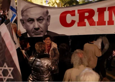 آلاف الإسرائيليين يتظاهرون ضد حكومة نتنياهو