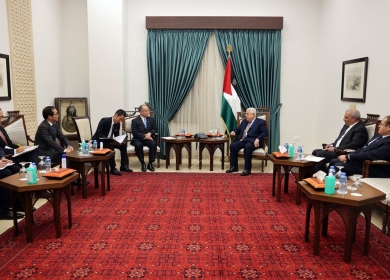 الرئيس يستقبل نائب وزير الخارجية الياباني