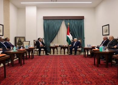 الرئيس يستقبل وزير العمل والتأهيل الليبي