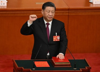 انتخاب شي جين بينغ بالإجماع رئيسا للصين