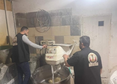 إغلاق مخبزين مخالفين للشروط الصحية في بيت لحم