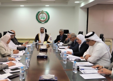 "لجنة فلسطين" بالبرلمان العربي تبحث آخر مستجدات الأوضاع في فلسطين