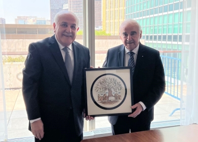 نيويورك: منصور يطلع الرئيس المالطي على آخر التطورات الفلسطينية