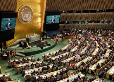 الجمعية العامة للأمم المتحدة تعقد جلسة عامة غير رسمية بشأن الحالة الإنسانية في قطاع غزة