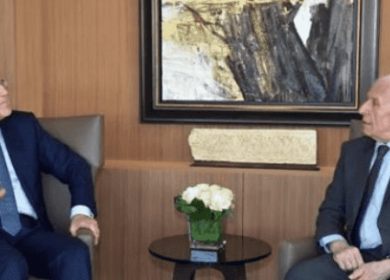 الأحمد يبحث مع ميقاتي إجراءات تثبيت وقف إطلاق النار بمخيم عين الحلوة