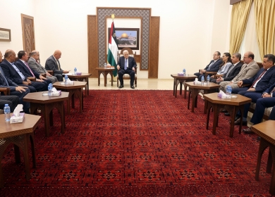 الرئيس يستقبل الاتحاد العام للصناعات الفلسطينية