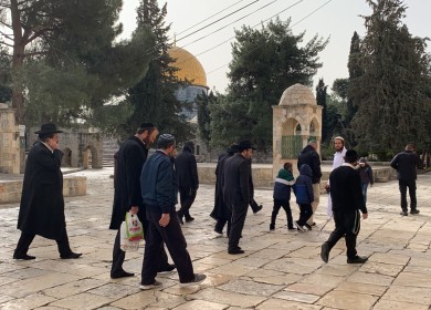 المتطرف يهودا غليك يقود اقتحام المستوطنين للمسجد "الأقصى"
