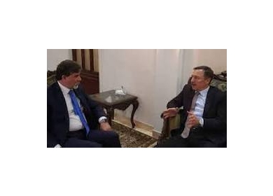 السفير عبد الهادي يطلع المبعوث الخاص للرئيس الروسي في سوريا على آخر تطورات الأوضاع في فلسطين