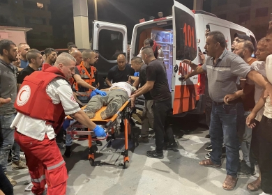اصابة شاب خلال اندلاع مواجهات مع الاحتلال في قفين