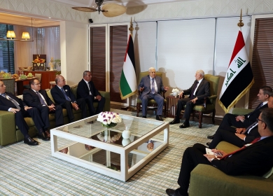 الرئيس يجتمع مع نظيره العراقي