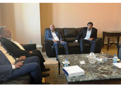 أبو هولي والحسن يناقشان نتائج توصيات لجنة المراجعة المستقلة لعمل "أونروا"
