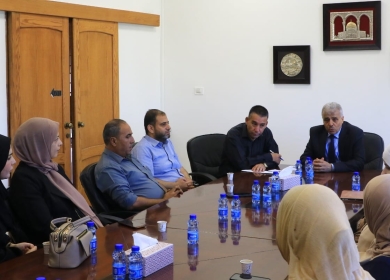 برهم يلتقي بالفائزين بتحدي القراءة العربي على مستوى فلسطين
