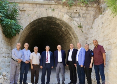 الحايك يتفقد المواقع الأثرية المتضررة في طولكرم بسبب عدوان الاحتلال