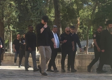 المتطرف بن غفير يقتحم المسجد الأقصى المبارك