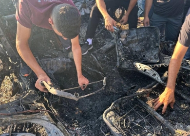 خمسة شهداء جراء قصف الاحتلال مركبة شمال طولكرم
