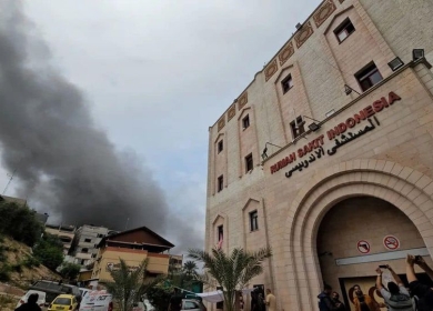 استشهاد اثنين من المرضى في مستشفى الاندونيسي بسبب الحصار وانقطاع التيار الكهربائي