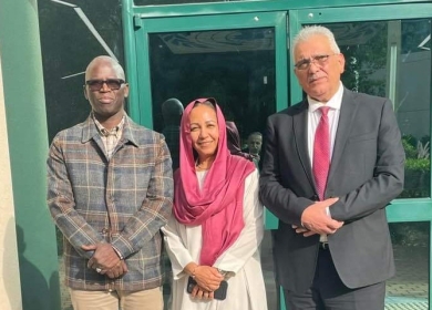 السفير غنيم يلتقي نائب رئيس البنك الدولي لمنطقة الشرق الأوسط وشمال أفريقيا