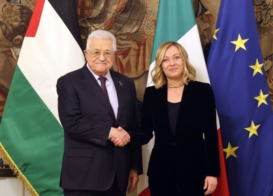 الرئيس يجتمع مع رئيسة وزراء إيطاليا