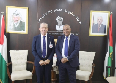 شعبان يُطلع مدير مكاتب الصليب الأحمر في الضفة والقدس على الأوضاع الميدانية في الضفة