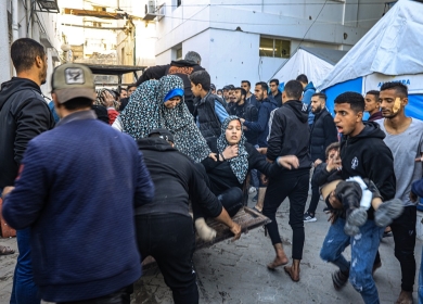 استشهاد مواطن وزوجته وابنتيهما في غارة للاحتلال على بيت حانون