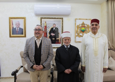 المفتي العام يلتقي السفير المغربي في رام الله