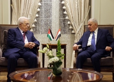 الرئيس يجتمع مع نظيره العراقي