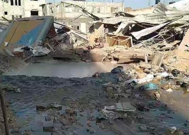 غارقة بمياه الصرف الصحي.. كارثة بيئية تهدد الحياة في غزة