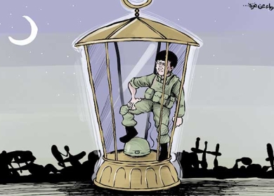 إطفاء الكهرباء عن غزة ...