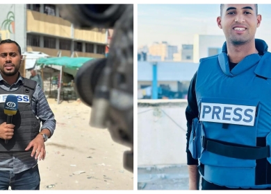 نقابة الصحفيين: الاحتلال يرتكب مجزرة جديدة بحق الصحفيين باستشهاد الزميلين محمد منصور وحسام شبات