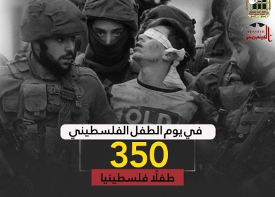في يوم الطفل الفلسطيني: 350 طفلا معتقلون لدى الاحتلال