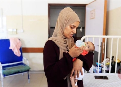 "الصحة العالمية": 90% من الحوامل والمرضعات في غزة يعانين سوء تغذية